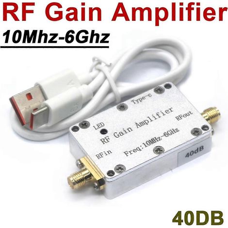 LNA 10M-6GHz HF-Verstärker mit hoher Frequenzgangflachheit HF-Leistungsverstärker 40dB-- (1/5)