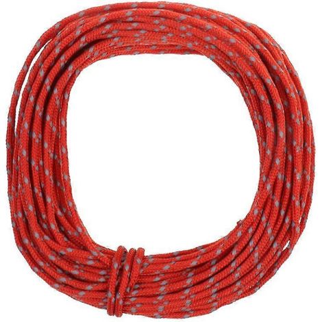 Reflektierendes Zeltseil, 2 mm x 15 m (50 Fuß), geeignet für Campingmarkisen, fluoreszierendes Paracord.