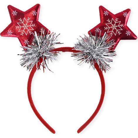 Cerceau de cheveux en forme d'arbre de noël/étoile, bandeau-E. (1/2)