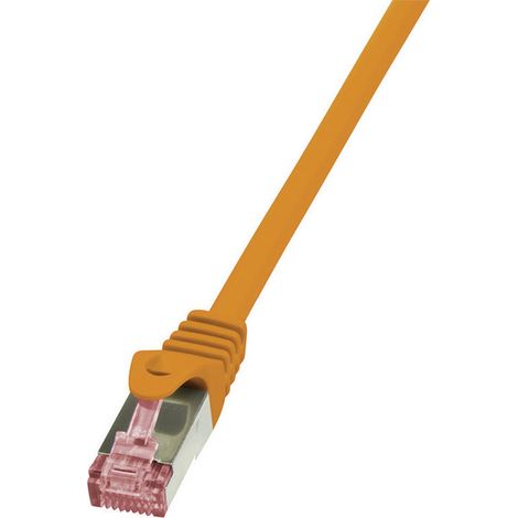LogiLink CQ2018S CAT.6 S/FTP Patchkabel 0,25 m, orange