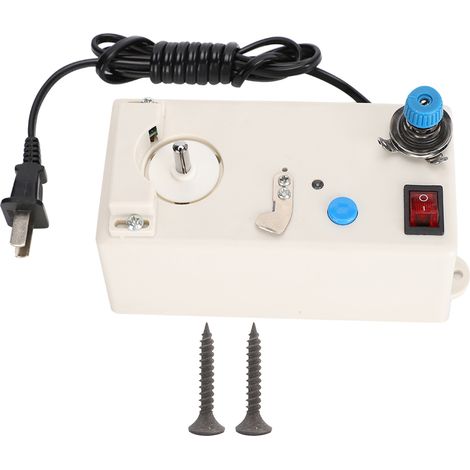 Canette automatique électrique pour machine à coudre, enrouleur rapide intelligent, 110-240V, adaptateur US, accessoire de couture pratique. (1/5)