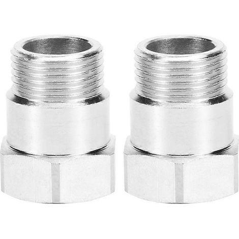 2PCS Adaptateur d'entretoise d'extension de tuyau de test de capteur d'oxygène O2 x 1,5 (1) (1/5)