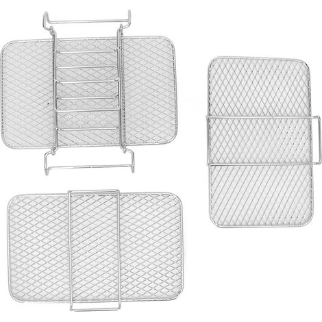 Grille de friture pour Ninja DZ201 DZ401 3 niveaux empilables en acier inoxydable (1/5)