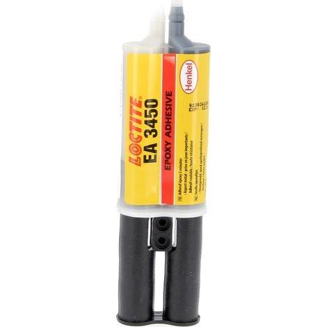 Epoxie Bicomposant Gris Poxymatic Acier Loctite EA 3450 Seringue 25mL