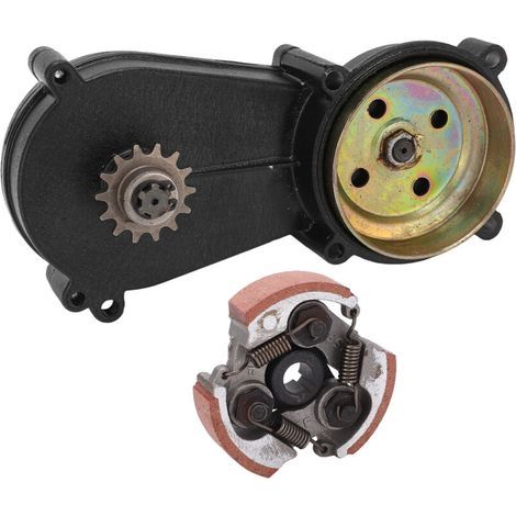 Boîtier d’embrayage à cloche avec tambour 14 dents pour mini quad tout-terrain 47 cc / 49 cc – compatible Pocket Dirt Bike (1/5)