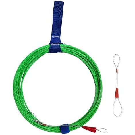 Kit d'extracteur de câble électrique en PET 10 m, 4,5 mm, polymère extrudé spirale, ruban forme poisson - m (1/5)