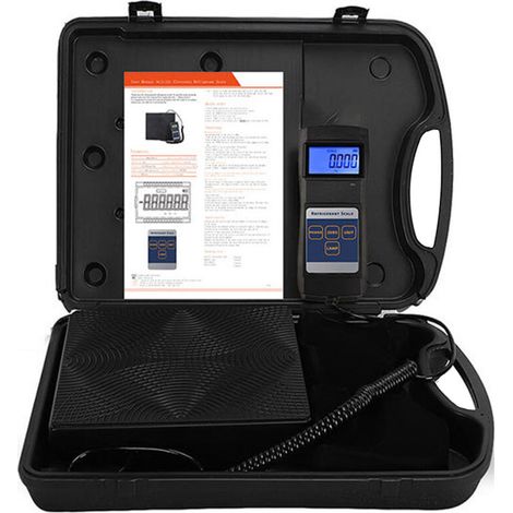 Échelle de charge des réfrigérants de 90 kg High Precise Air Climatisation Dispositif de pesée électronique Affichage LCD numérique avec rétroéclairage IP68 IPAPHER (1/5)