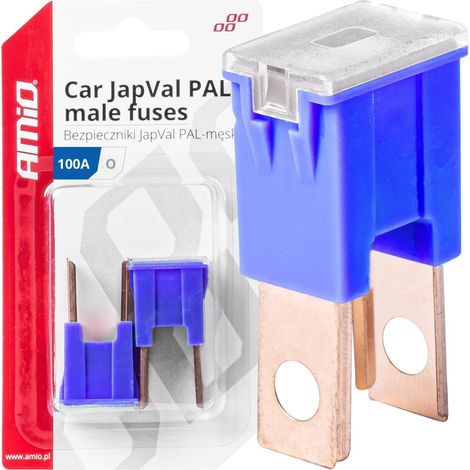 Fusibles macho para coche Japval PAL, 2 unidades, 100A amio-03403 (1/4)