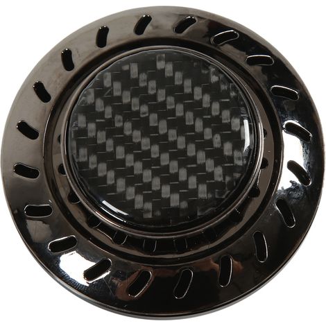 Déodorant voiture en forme de disque volant, désodorisant longue durée, aromathérapie avec 2 huiles essentielles, décoration noire (1/5)