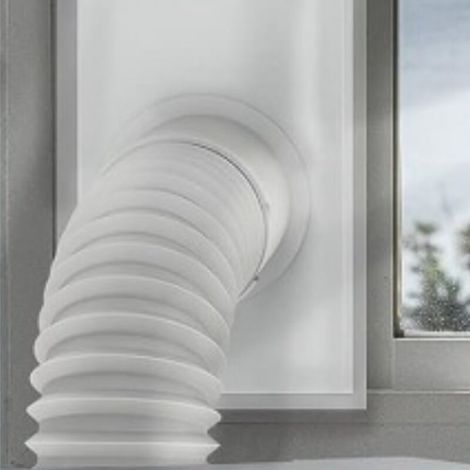 Brast – Belüftungsset für mobile Klimaanlagen 25 x 160 cm – Wasserdichtes Isoliergewebe – Einfache Montage ohne Bohren – Geeignet für Schiebefenster (1/5)