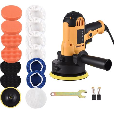 Kit lucidatrice elettrica per auto, 700 W, 5 pollici, tampone automatico per auto, 600-3700 giri/min, lucidatrice a velocità variabile per pavimenti, mobili, ceramica e giada (1/5)