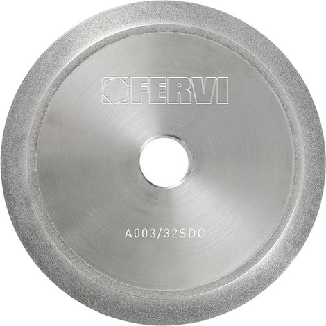 Mola diamantata in SDC FERVI A003/32SDC per affilatrici - 125 x 20 x 19 mm - punte da 13.1 a 32 mm