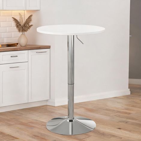 Table de bar réglable de 69 à 91 cm 60 x 60 x 91 cm (1/5)