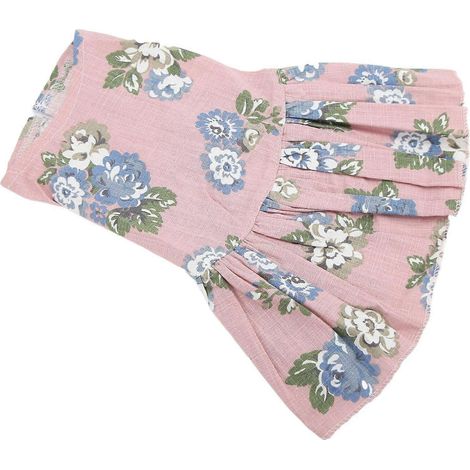 Robe d'été pour chien, jupe imprimée à fleurs mignonnes pour chiens, chats, lapins et petits animaux de compagnie, parfum National P (1/3)