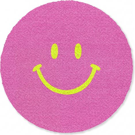 ALFOMBRA Sonriente - Alegre - Rosa 120x120 cm (1/4)