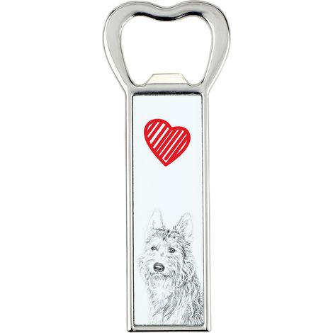 Pastor de Picard, Berger Picard: abridor de botellas con forma de perro, abridor de nevera personalizado, regalo único para hombres de Art-Dog (1/5)