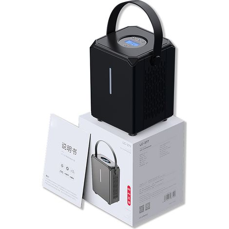 Gonfleur de pneu 2-en-1 filaire et sans fil, compresseur d'air portable avec affichage numérique du pression (1/5)