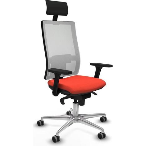 Piqueras et Crespo 3D086G1 Chaise Bureau Orange Foncé