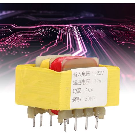 Transformateur d'alimentation isolé à 9 broches 3W 220V vers 12V (1/5)