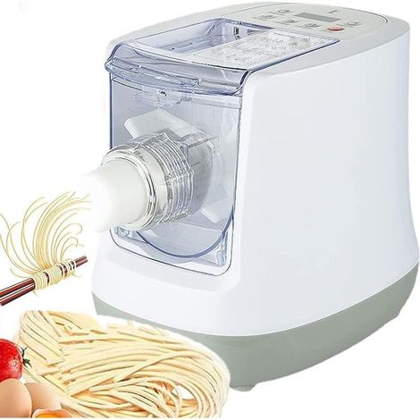EASYCOMFORT Machine à Pâtes Automatique 260W - Machine à Nouilles Maison avec 13 Disques de Formes Différentes - Fabricateur de Pâtes Fraîches pour Cuisine Domestique (1/5)