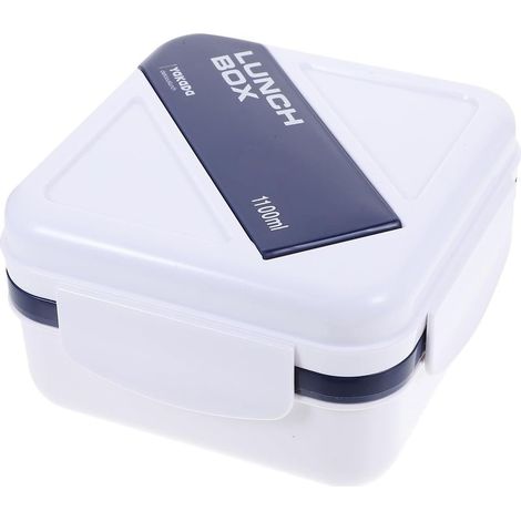 Boîte à lunch carrée Bento, compatible micro-ondes, légère et (1/5)