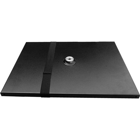 Support de sol pour projecteur, support de trépied d'ordinateur portable, plateau universel, base épaisse antidérapante, utilisé pour les projecteurs, moniteurs, ordinateurs portables (noir) (1/5)