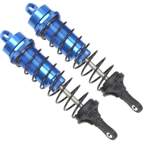 F81004 Stoßdämpferfeder aus Aluminiumlegierung, 125 mm, für TRAXXAS SLASH 2WD RC-Car, Blau (1/5)