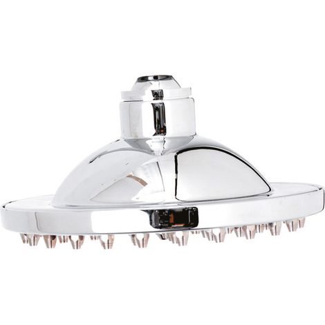 Hudson Reed Traditional Fixed Shower Head 6 Inch Diameter - Chrome (1/4)