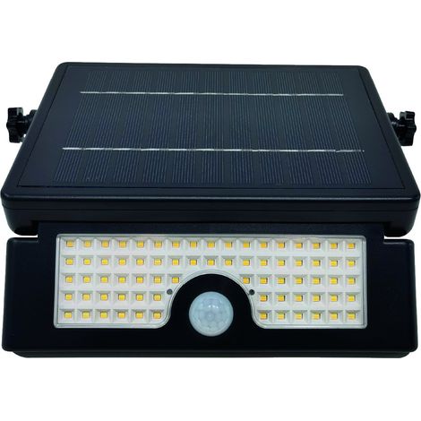 Cela LED-Solarstrahler mit Bewegungs- und Dämmerungssensor 6W 3000 - 4000 - 6000K IP54 Schwarz (1/5)