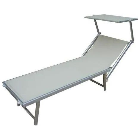 Amicasa Liegestuhl Aluminium Weiß Leicht Modern