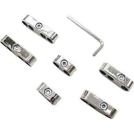 2x 6 pièces Nouveaux séparateurs de câbles de bougies d'allumage 7 mm 8 mm Universels pour (1/5)