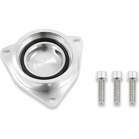 Bride de soupape de décharge pour adaptateur de bride automobile argentée-- (1/5)