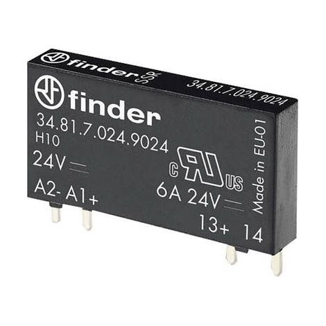 FINDER RELAIS À SEMI-CONDUCTEURS 34.81.7.060.9024 TENSION DE CONTACT (MAX.): 33 V/DC À COMMUTATION INSTANTANÉE 1 PC(S)