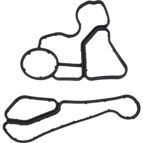 Joint de filtre à huile moteur 11428637821 11428637820, Joint de boîtier de filtre à huile en caoutchouc, Remplacement direct pour modèles sélectionnés (1/5)