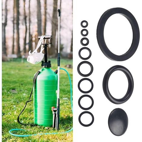 Lot de 10 joints d'étanchéité en caoutchouc pour pulvérisateurs jardin 3 L, 5 8 rechange essentiels noirs réparation anti-fuite - (1/5)