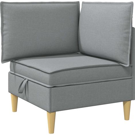 Sofa mit Stauraum Stoff vidaXL