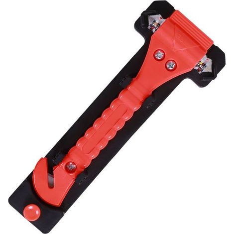 Ensemble comprenant un coupe-ceinture de sécurité et un marteau brise-vitre d'urgence (1/3)