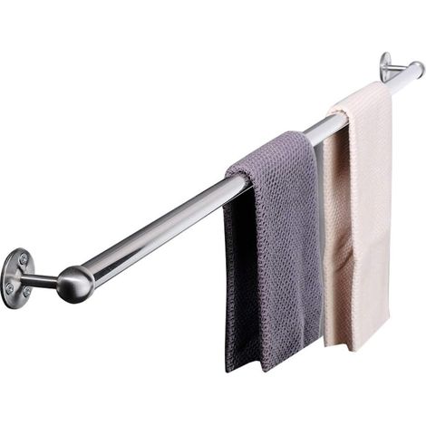 Barre porte-serviettes 30 cm à 140 cm, finition argent poli (Taille : (1/5)