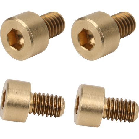 50 Stück Sechskantschrauben, Kupferbefestigungselemente, Hardware-Werkzeuge, Industriebedarf M4M4x6 (1/5)