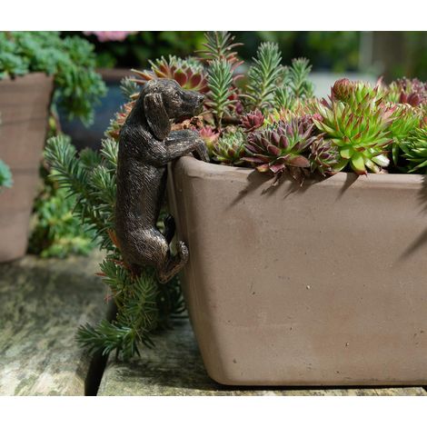Dachshund Plant Pot Hanger - L10.5 x W5.5 x H5 cm