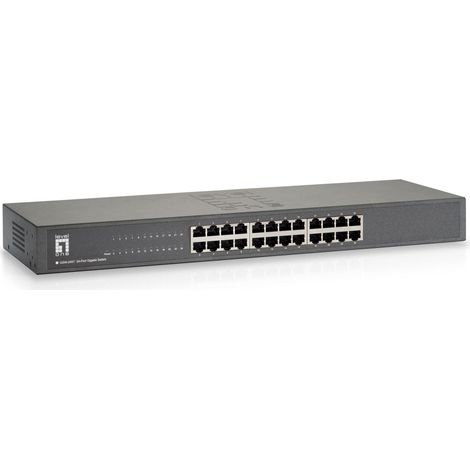LevelOne GSW-2457 commutateur réseau Non-géré Gigabit Ethernet (10/100/1000) Noir