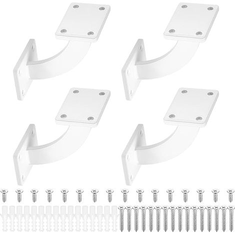 supports muraux rampe d'escalier bois acier (1/5)