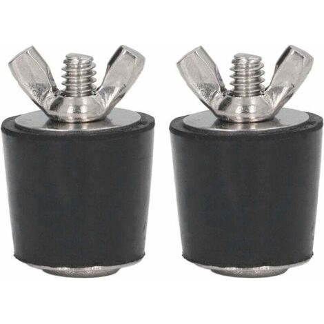 Rubber pool plugs, 2 pieces. Rubber plugs for winterizing swimming pools. Conical plug. Pool accessories. 25mm