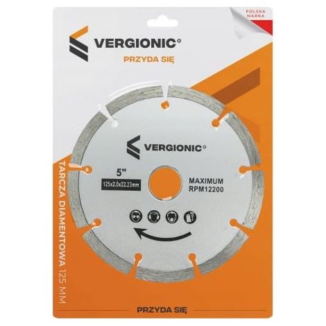 Disco de diamante para cubos de hormig贸n de 125 mm segmentados (1/5)