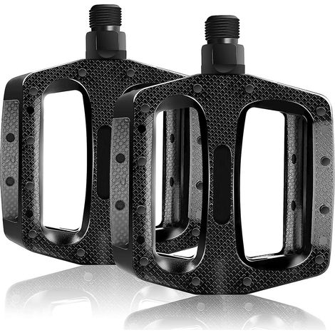 Rutschfeste und langlebige Mountainbike-Pedale mit breiter Plattform – Universelles Zubehör für 9/16"-Fahrräder (1/5)