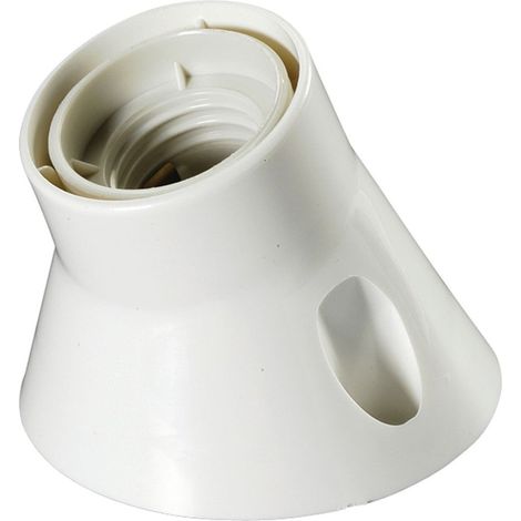 TrAdE Shop Traesio - Portalampada Portalampade E27 Da Parete Supporto A Muro Porta Lampada Inclinato - (1/2)