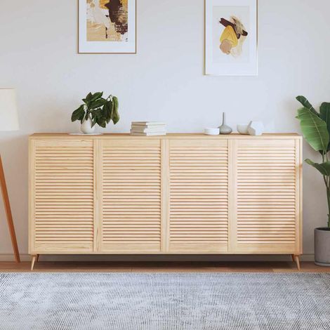vidaXL Ante con Design a Lamelle 4 pz 99,3x59,4 cm in Legno di Pino
