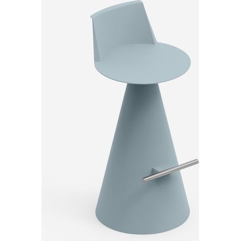 Sgabello design polietilene indoor outdoor Lira - Blu (1/3)