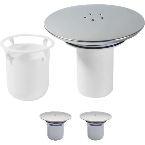 Allecto plus - Trampa para olores Tapa de desagüe de ducha 2 piezas (1/5)