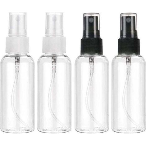 flaconi spray da 100 ml, flaconi da viaggio vuoti in plastica trasparente riutilizzabili, flaconi spray cosmetici ricaricabili per i viaggi (1/4)